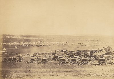 Náhorní plošina Sebastopol III od Roger Fenton