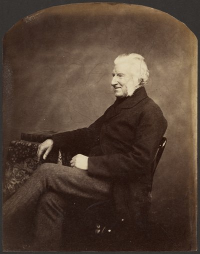[Portrét muže, pohled ze 3/4] od Roger Fenton