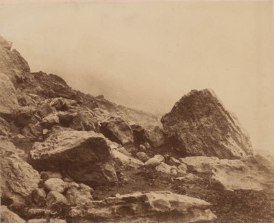 Rocken End in a Storm, Isle of Wight,c. 1853 (foto) od Roger Fenton