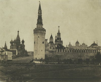 Jižní fronta Kremlu od Starého mostu, 1852. od Roger Fenton