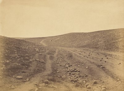 Údolí stínu smrti od Roger Fenton
