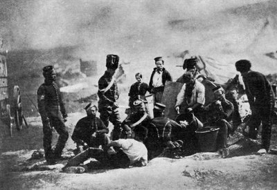 Kuchařský dům 8. husarů, Krymská válka, 1855, 1951 od Roger Fenton