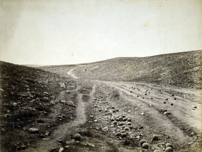 Údolí stínu smrti, Krym od Roger Fenton