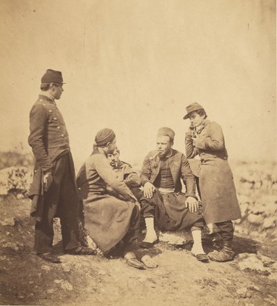 Zouaves  Soldiers of the Line. od Roger Fenton