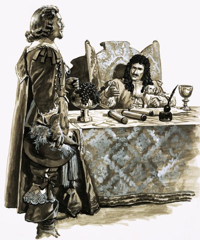 Hledání zakopaného pokladu: William Phips dostává od Karla II. královskou zakázku. od Roger Payne