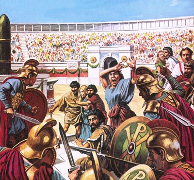 Jatka na hipodromu v Konstantinopoli v roce 532 n. l. od Roger Payne