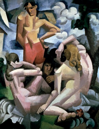 The Bathers, 1912. od Roger de La Fresnaye
