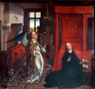 Zvěstování od Rogier van der (workshop of) Weyden
