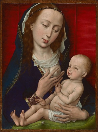 Panna s dítětem od Rogier van der (workshop of) Weyden