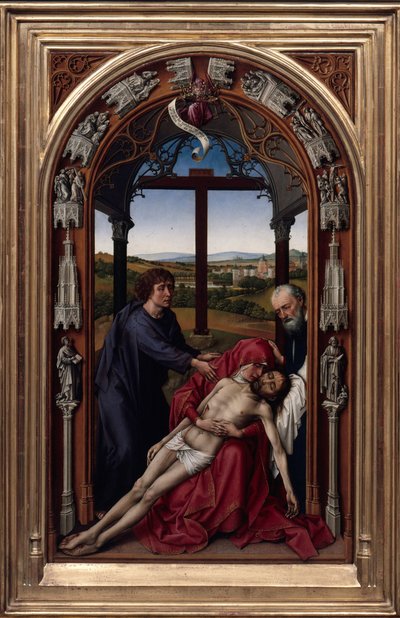 Oltář Panny Marie Miraflores Oltář, c. 1440 od Rogier van der Weyden
