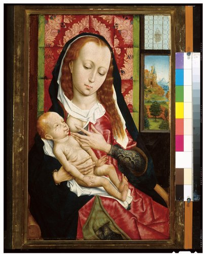 Panna a dítě, kolem roku 1480 od Rogier van der Weyden