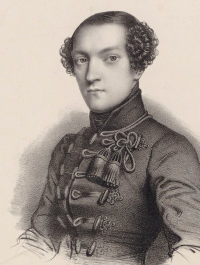 Portrét pianisty a skladatele Antoine de Kontski 1817-1899. od Romain Cazes