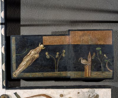 „Asarotos“ (podlaha nezametená) Fragmenty mozaiky podepsané Haraklitonem z Říma, 2. století našeho letopočtu, Řím od Roman