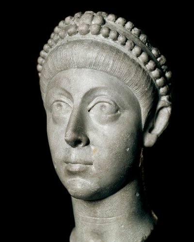 Busta východořímského císaře Flavia Arcadia (377-408) Istanbul, Archeologické muzeum od Roman