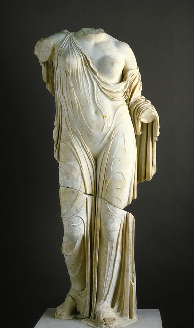 Kopie torza Afrodity, typ Venuše Genetrix (mramor) od Roman