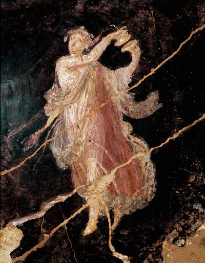 Tanečnice s činely (freska od Roman