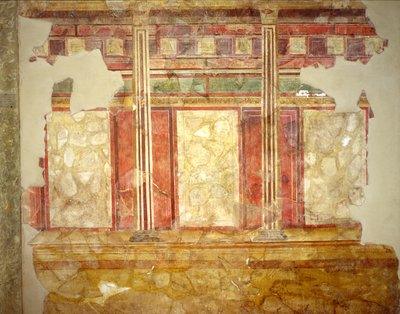 Dekorace z domu Scalae Caci, Palatine Hill, Řím od Roman