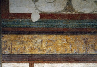 Detail vlysu z tablina, 40-20 př.nl (freska) od Roman