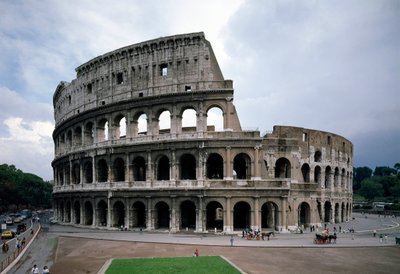 Vnější pohled na Colisee, postavený mezi 70 a 80 (fotografie) od Roman