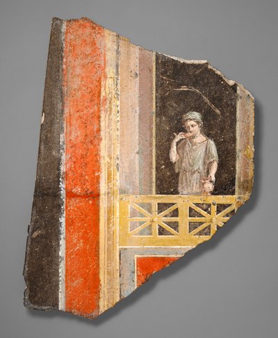 Fragment ženy na balkóně od Roman