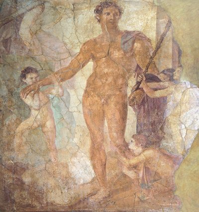 Freska zobrazující Theseus Osvoboditel (freska) od Roman