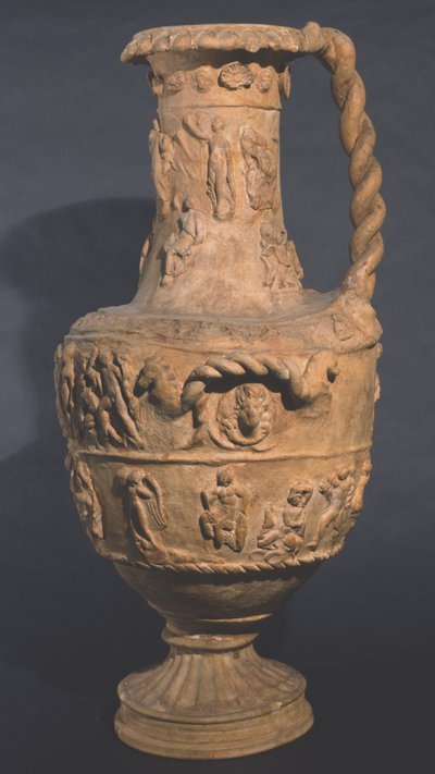 Hydra zdobená reliéfem, Falierii (hlína) od Roman