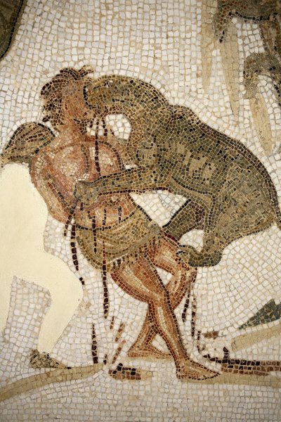 Mozaika znázorňující mučení odsouzeného (mozaika) od Roman