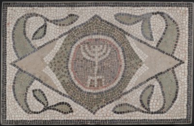 Mozaika z Menory, 6. století n. l. (kámen a malta) od Roman