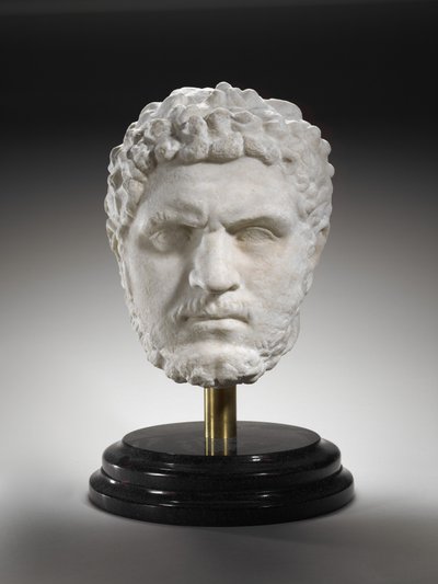 Portrét Caracally, císaře římské říše, AD 211-17 (mramor) od Roman