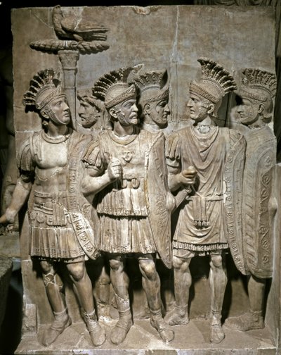 Reliéf pretoriánů, asi 51-52 n. l. (mramor) od Roman
