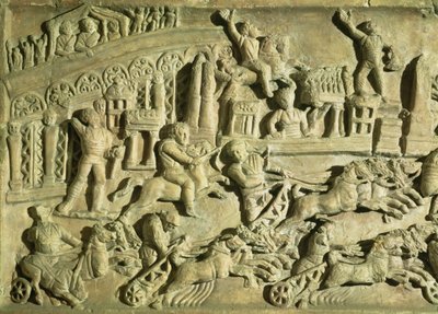 Reliéf zobrazující hry v Circus Maximus od Roman