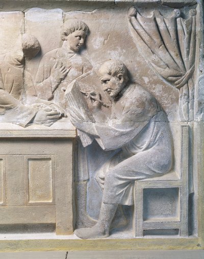 Reliéf z mauzolea zobrazující výběrčí daní od Roman