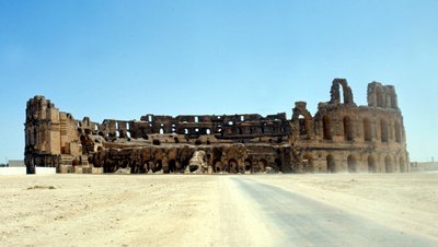 Římské koloseum El-Djem, Tunisko. od Roman