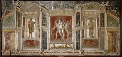 Římské umění: Dionýská skupina. 1. století. Z Pompejí. Neapol, Museo Archeologico Nazionale od Roman