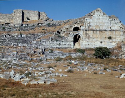 Římské umění, helénistické období: divadlo v Milétu. 2. století. krocan od Roman