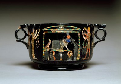Římské umění: pohár s egyptskými motivy. Z Castellammare di Stabia. 1. století našeho letopočtu. Velikost 12 cm Národní archeologické muzeum, Neapol od Roman