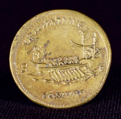Sestertius císaře Hadriána (76-138) z Newcastle-Upon-Tyne, 132 n.l. od Roman