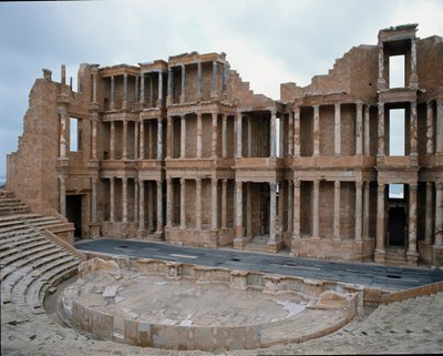 Scéna římského divadla, 2.-3. stol od Roman