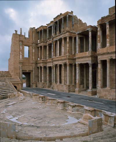 Scéna římského divadla, 2.-3. stol od Roman