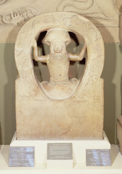 Zrození Mithry z Mithraeum v Housesteads od Roman