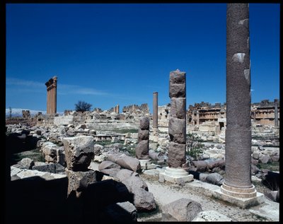 Šest sloupů v chrámu Jupiter od Roman