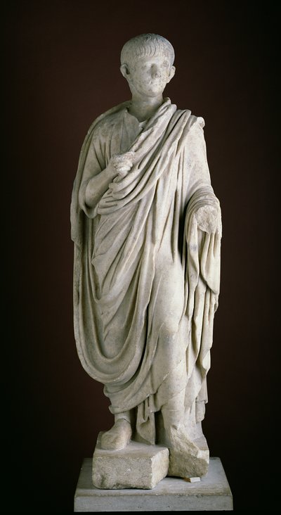 Togate socha mladého Nera, cca 50 nl (mramor) od Roman