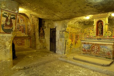 Pohled na katakomby svaté Agathy v Rabatu, Malt (foto) od Roman