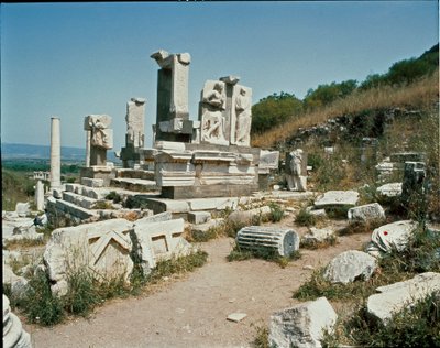 Pohled na památník Memmia od Roman
