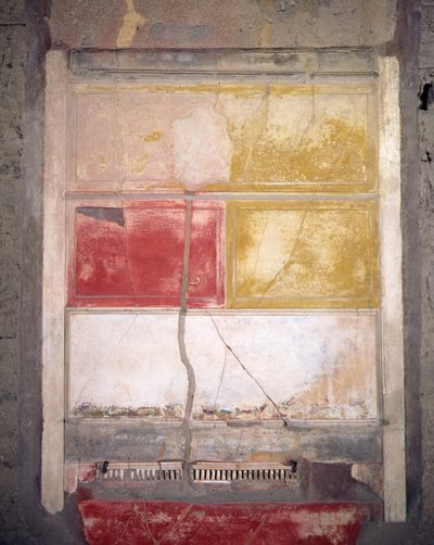 Nástěnné dekorace, Pompeje, Itálie (freska) od Roman