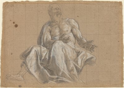 Starší muž v klasickém soukenictví od Roman 18th Century