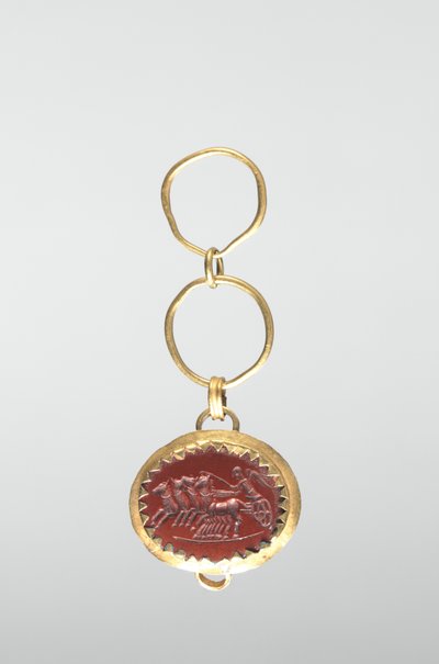Hlubotisk s vítězstvím ve voze od Roman Imperial Period
