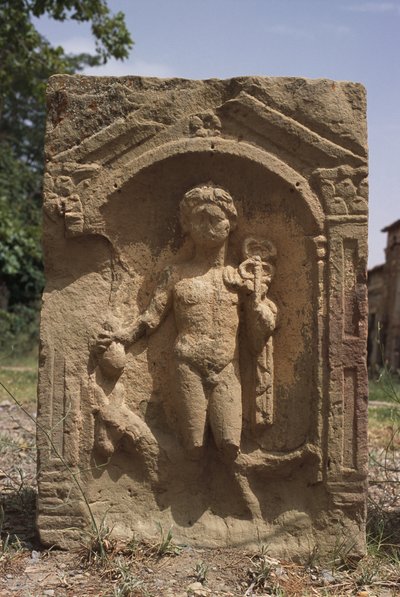 Stéla zobrazující Merkur, vrcholné císařské období (27 př. nl-395 n. l.) od Roman Imperial Period