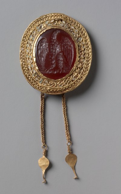 Imperial Eagle, c.1-25 (cornelian hlubotisk) od Roman Imperial Period