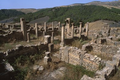 Pohled na obytnou oblast, vrcholné císařské období (27 př. nl-395 n. l.) od Roman Imperial Period